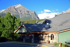 02 Lake Louise Inn With Fairview Mountain and Mount Victoria Beyond Early Morning From Lake Louise Village.jpg